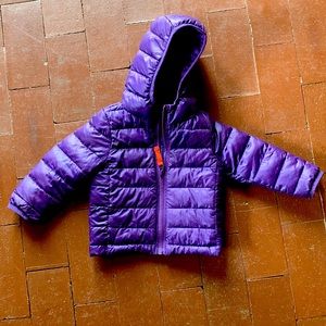 Primary Baby Puffer Jacket - purple - 12-18 months